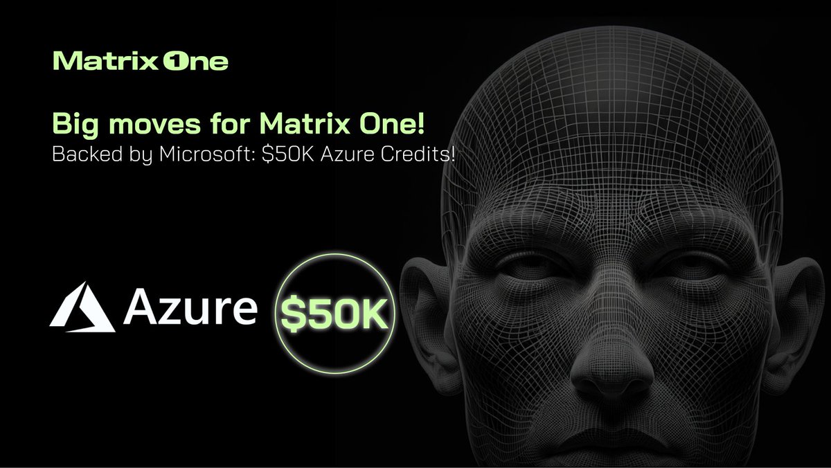 Matrix One ██████▒▒▒▒ 60% FAIR (@matrixoneai) on Twitter photo Big moves for Matrix One! 🚀
We’re excited to announce that Microsoft for Startups Founders Hub <a href="/msft4startups/">Microsoft for Startups</a> has backed us with $50K in Azure credits! 🙌
This support fuels our mission to redefine AI and analytics.
Thank you, Microsoft, for believing in our vision. Let’s Big moves for Matrix One! 🚀
We’re excited to announce that Microsoft for Startups Founders Hub <a href="/msft4startups/">Microsoft for Startups</a> has backed us with $50K in Azure credits! 🙌
This support fuels our mission to redefine AI and analytics.
Thank you, Microsoft, for believing in our vision. Let’s