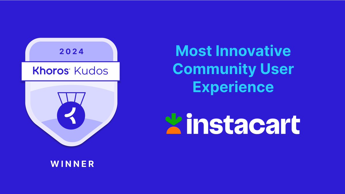 How does <a href="/Instacart/">Instacart</a> foster a community of support, celebration, and information sharing through their upgraded online community? Read their #KhorosKudos submission to find out: khoros.news/f125b2rs