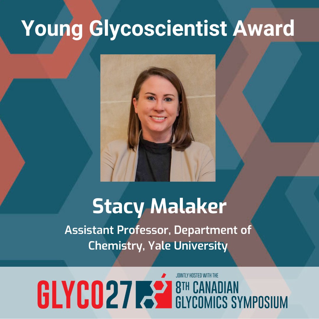 GlycoNet (@glyconet_nce) on Twitter photo 🎉 Congrats to Dr. <a href="/StacyMalaker/">Stacy Malaker</a> (<a href="/YaleChem/">Yale Chemistry</a>) on receiving the IGO Young Glycoscientist Award, recognizing her work on #mucins and their roles in disease. #glycotime
Catch her presentation at #Glyco27 in Edmonton (May 25-30, 2025)!
👉 Register today: glyco27.org/en/begin 🎉 Congrats to Dr. <a href="/StacyMalaker/">Stacy Malaker</a> (<a href="/YaleChem/">Yale Chemistry</a>) on receiving the IGO Young Glycoscientist Award, recognizing her work on #mucins and their roles in disease. #glycotime
Catch her presentation at #Glyco27 in Edmonton (May 25-30, 2025)!
👉 Register today: glyco27.org/en/begin