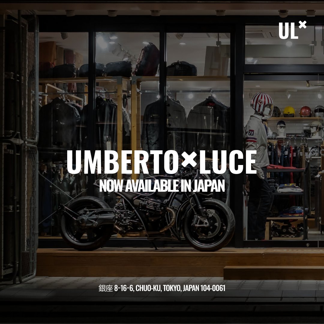 UmbertoLuce's tweet photo. 🌍✨ Umberto Luce Now in Japan! 🇯🇵✨

We’re thrilled to announce that our iconic designs are now available at Motorimoda Ginza (モトーリモーダ銀座), Tokyo's hub of style. 🏍️👢 https://t.co/HtvhOiJvsq