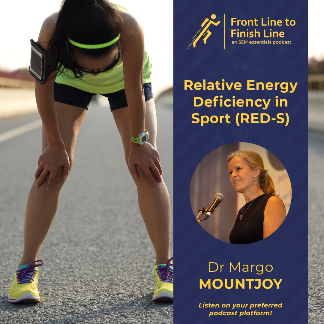 Faculty of Sport and Exercise Medicine UK (@fsem_uk) on Twitter photo We are back for a fascinating discussion about Relative Energy Deficiency in Sport (RED-S) with Dr <a href="/margomountjoy/">margo mountjoy</a>.
Listen now! 🎧
Spotify - loom.ly/J4Ha9aI
Apple Podcasts - loom.ly/hupsTJk We are back for a fascinating discussion about Relative Energy Deficiency in Sport (RED-S) with Dr <a href="/margomountjoy/">margo mountjoy</a>.
Listen now! 🎧
Spotify - loom.ly/J4Ha9aI
Apple Podcasts - loom.ly/hupsTJk