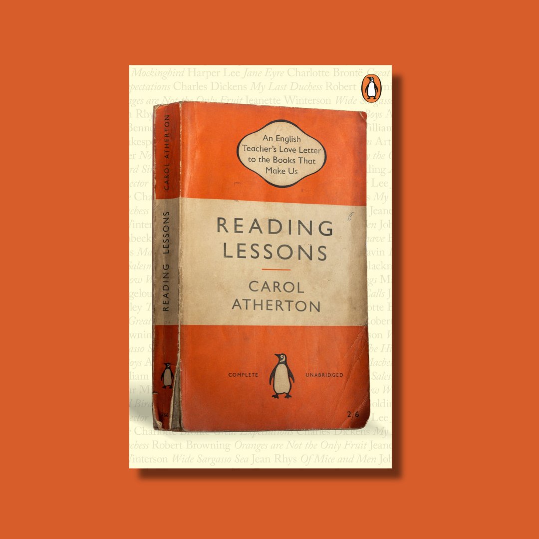 FigTreePenguin's tweet photo. ‘Profound and empathetic… an engrossing book’ - The Independent

Coming soon in iconic paperback: #ReadingLessons, an English Teacher's Love Letter to the Books That Make Us.

We're so excited about this beautiful cover - and the wonderful book inside it! @CarolAtherton8 https://t.co/b899NZyD8O