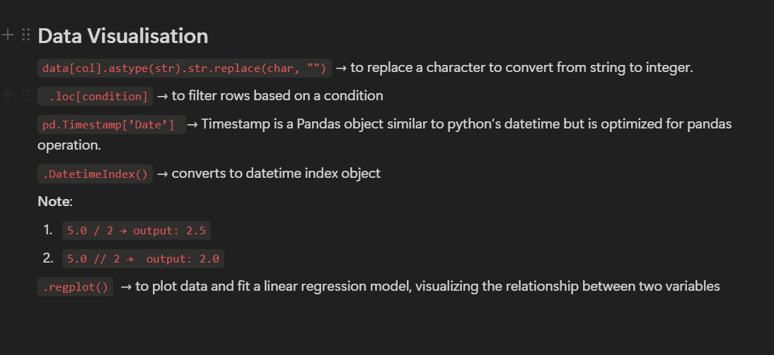 tishamdr's tweet photo. Day 21 of #COESISKnowledgeQuest 

Today, I learned to use floor division to convert years into decades, plotted linear regressions with Seaborn for data visualization, and ran regression models using Scikit-learn for predictive analysis.

#30daysoflearning #COESIS
@coesisnp https://t.co/LtJ1zy4hIY