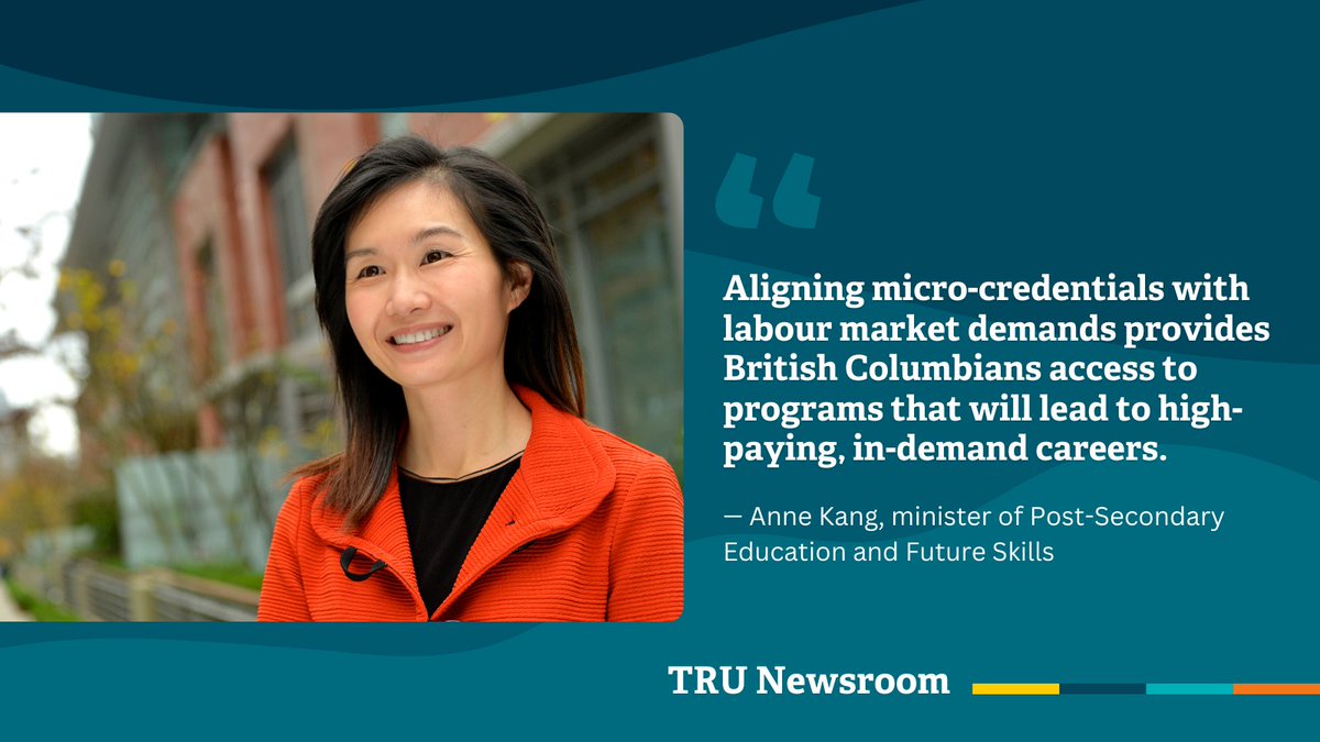#myTRU receives funding for the third phase of its work creating a process to assess micro-credentials for additional credit options. <a href="/bccat_org/">BCCAT</a> <a href="/TRUStudentLife/">TRU Student Life</a> <a href="/AnneKangBurnaby/">Anne Kang</a> 

inside.tru.ca/2025/01/28/tru…