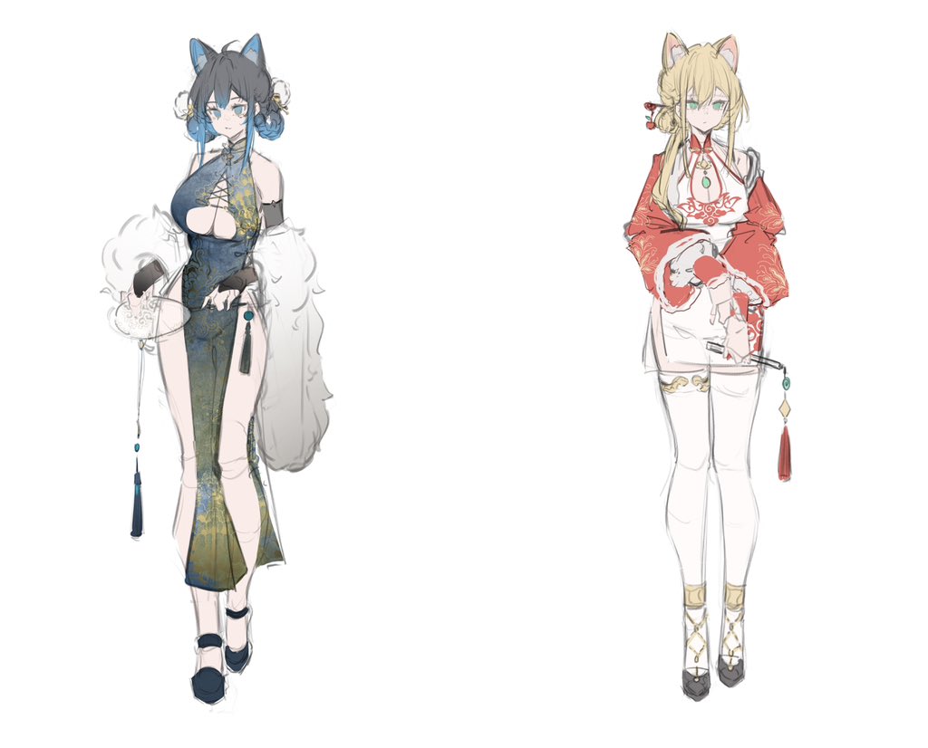 Thanks for 100 likes 🩵✨
Here is the qipao outfit design for Tokyo Hacker Girls <a href="/cyanvtb/">Cyan是小盐🧂✨ / 3D婚礼准备中</a> <a href="/LinaAsahi/">Asahi Lina / 朝日リナ 🩵 3D Yuri Wedding 2026!!!</a> 

What do you guys like the most about it? (｡･ω･｡) #THGirlsArt