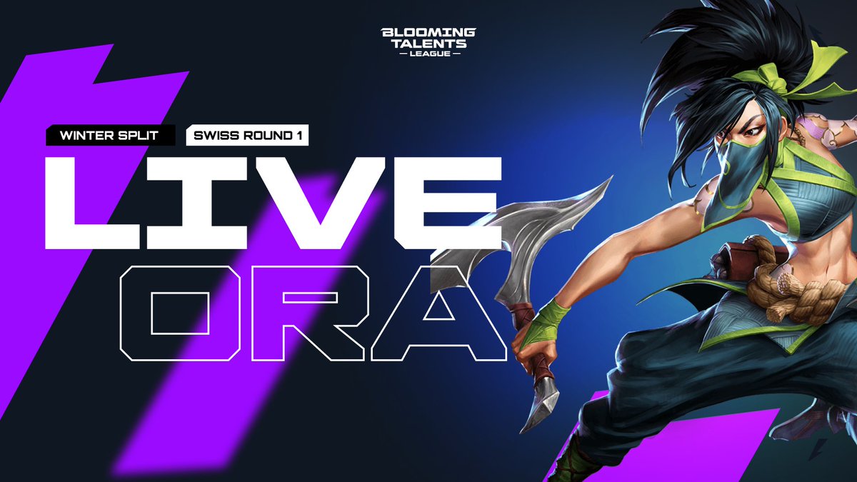 🔴 Siamo il diretta con il primo round swiss di #BTL di League of Legends 🔥

🕖19:00
⚔️ TGL 🆚 P11
📺 twitch.tv/qlash_events

🕖19:00
⚔️ EKO 🆚 ALD
📺 Off-stream

Vi aspettiamo in live con <a href="/Revilvage/">Revilvage</a> e <a href="/Vischio_AB/">Vischio || Andrea Buzzao</a> 😈

#circuitotormenta #BloomingTalentsLeague