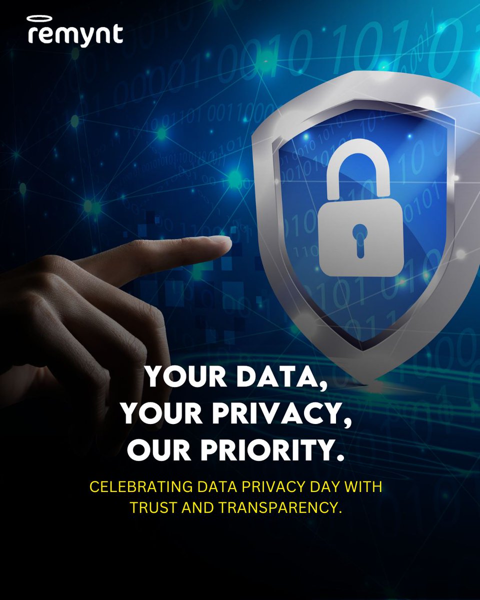At Remynt, protecting your data is at the heart of what we do. 💻🔒

#getremynt #DataPrivacyDay #SecureWithRemynt #TrustAndTransparency