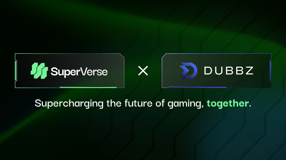 SuperVerse's tweet photo. SuperVerse 🤝 @playdubbz 

Dubbz brings competitive wagering to your favorite AAA and Web3 games, including FIFA, Fortnite, Off The Grid, and more!

Starting today, you can place wagers with $SUPER —and enjoy zero fees as a $SUPER holder! https://t.co/BhhJaJBmnN