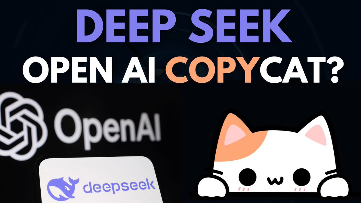 Just did a review of Deep Seek and their API... shocking ripoff of OpenAI and SDK #deepseek #china #openaigpt #clonewars 
youtube.com/watch?v=W8xem3…
