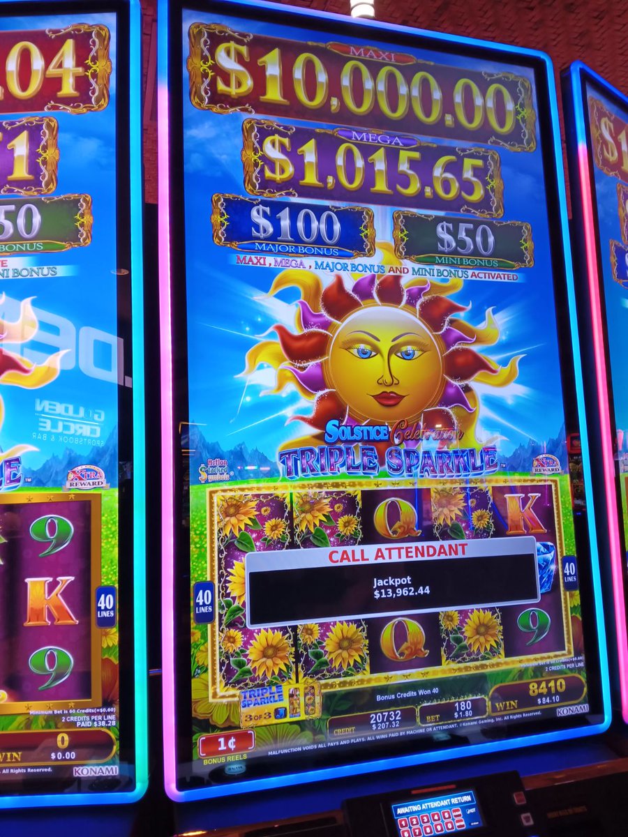 TIvegas's tweet image. Christopher won $13,963 this morning playing Solstice Celebration! Could your next spin light up the day? #jackpot #vegascasino #jackpotwinner #tivegas #treasureislandlasvegas