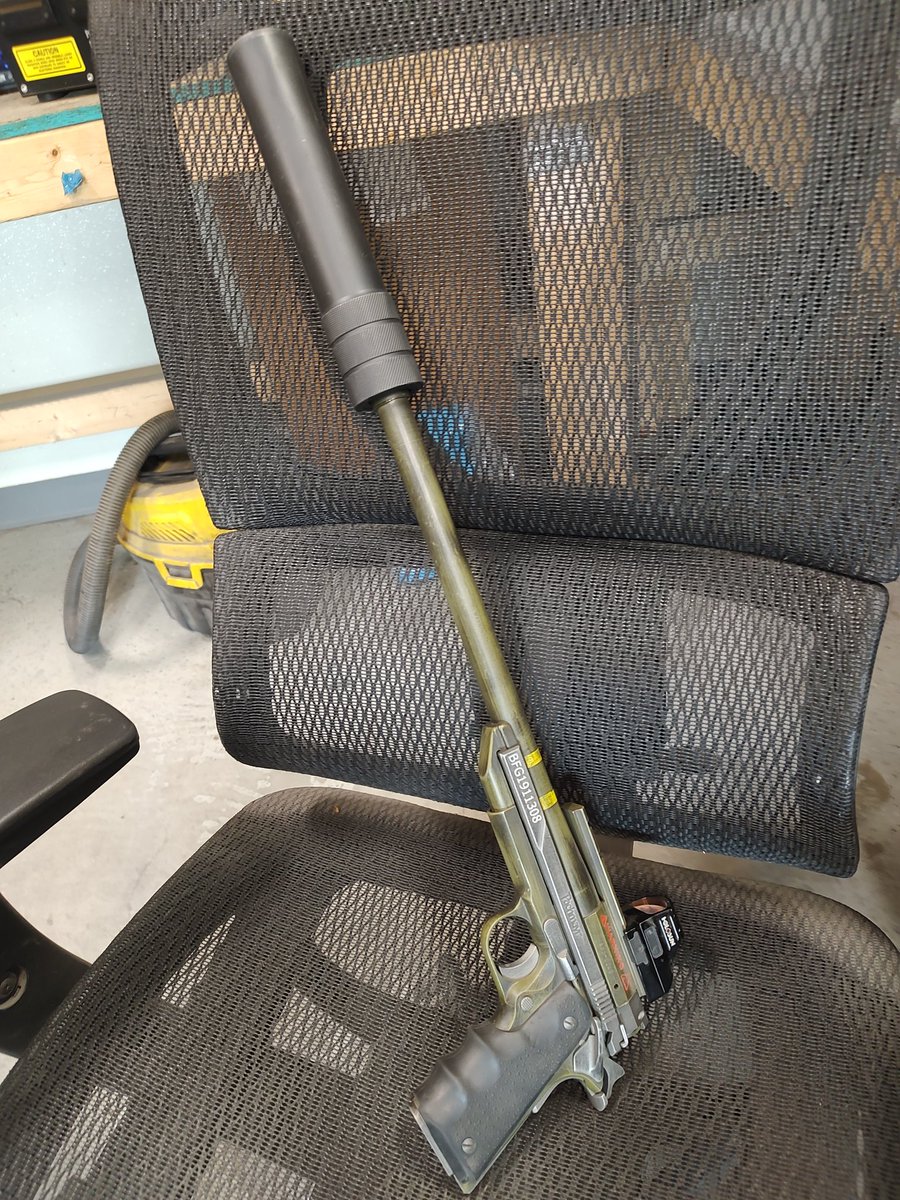 Odinsworkshop's tweet photo. Sometimes you just need a breech loading 308 hand Cannon. https://t.co/JemLqaTHlo