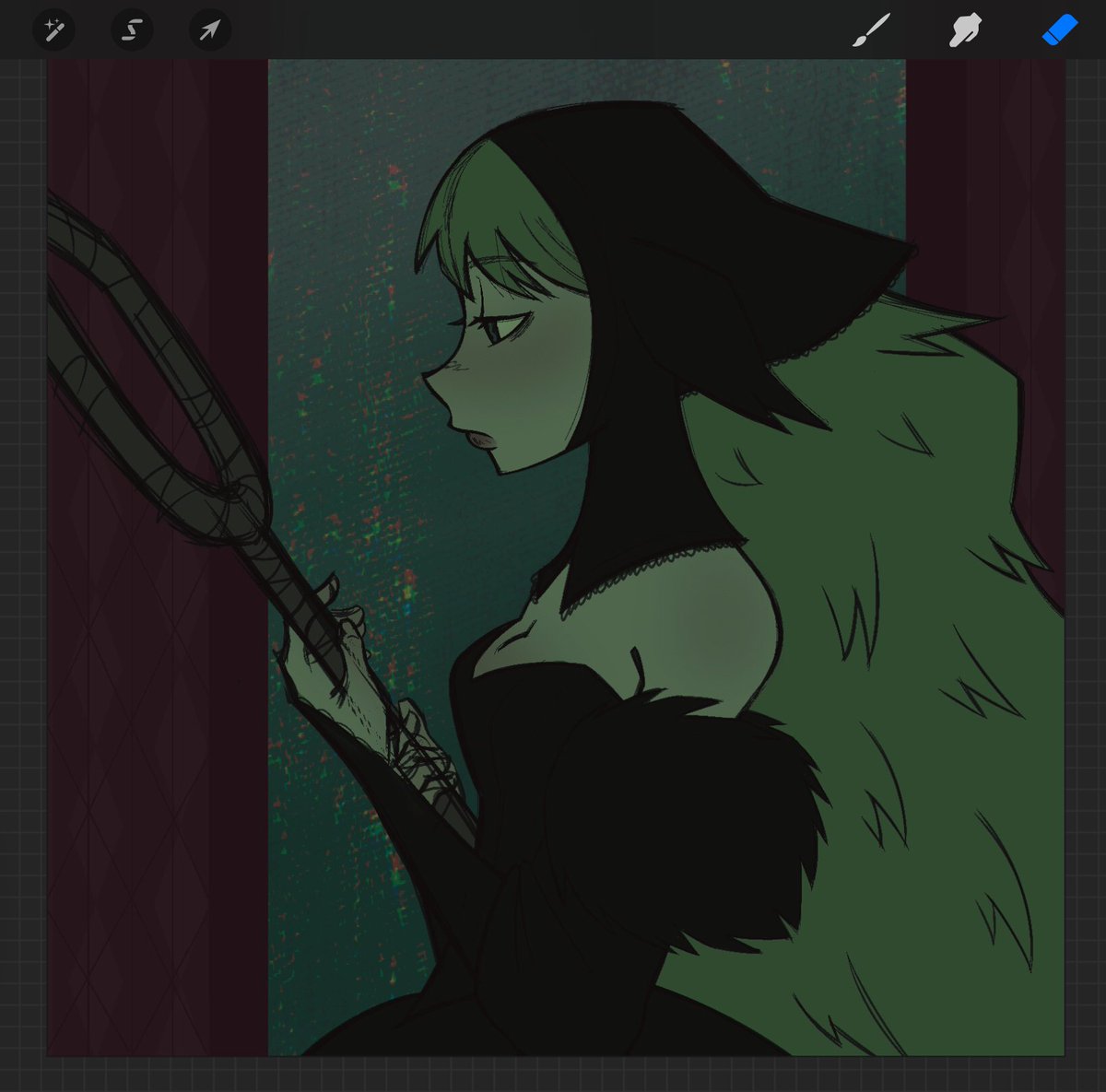 Dogertin's tweet photo. I am was again working on something 
#DeliciousinDungeon #marcille https://t.co/OTYXvW1llr