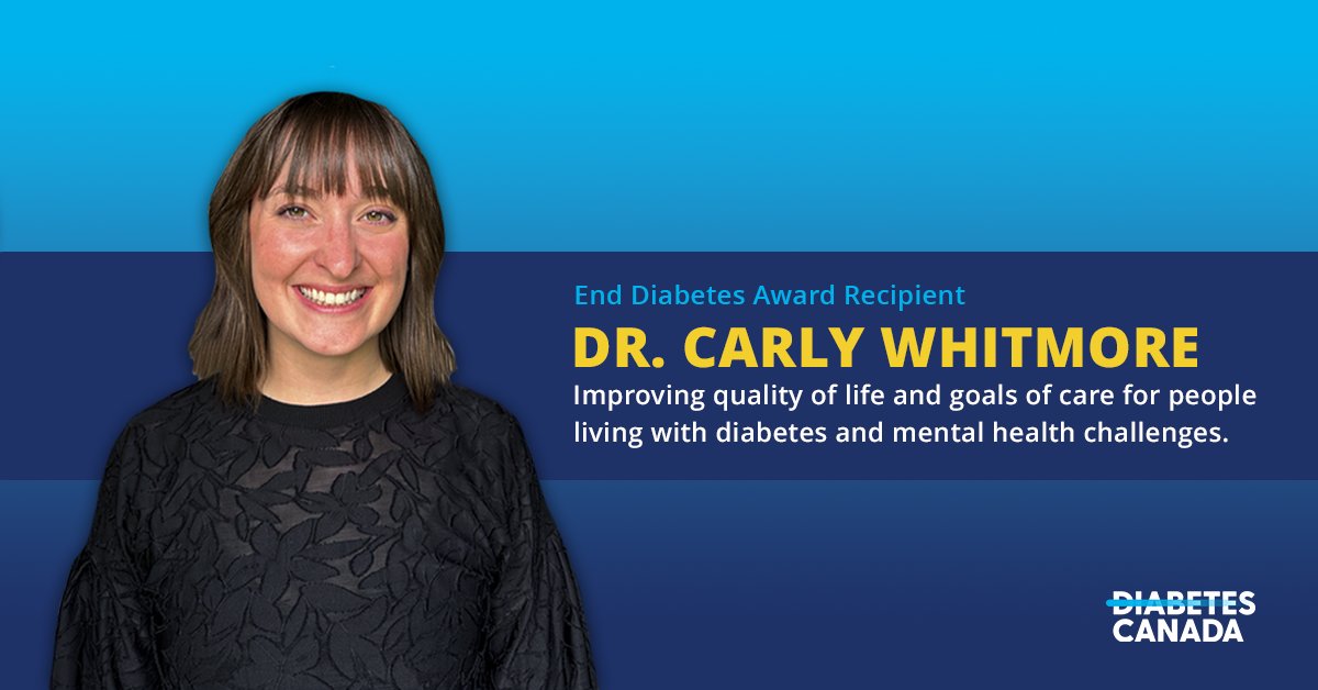 Diabetes Canada (@diabetescanada) on Twitter photo Dr. <a href="/CarlyWhitmore/">Carly Whitmore</a>, is bringing us one step closer to improving the quality of life for people with diabetes. Learn more about her research here: ow.ly/sJt550UO91q Dr. <a href="/CarlyWhitmore/">Carly Whitmore</a>, is bringing us one step closer to improving the quality of life for people with diabetes. Learn more about her research here: ow.ly/sJt550UO91q