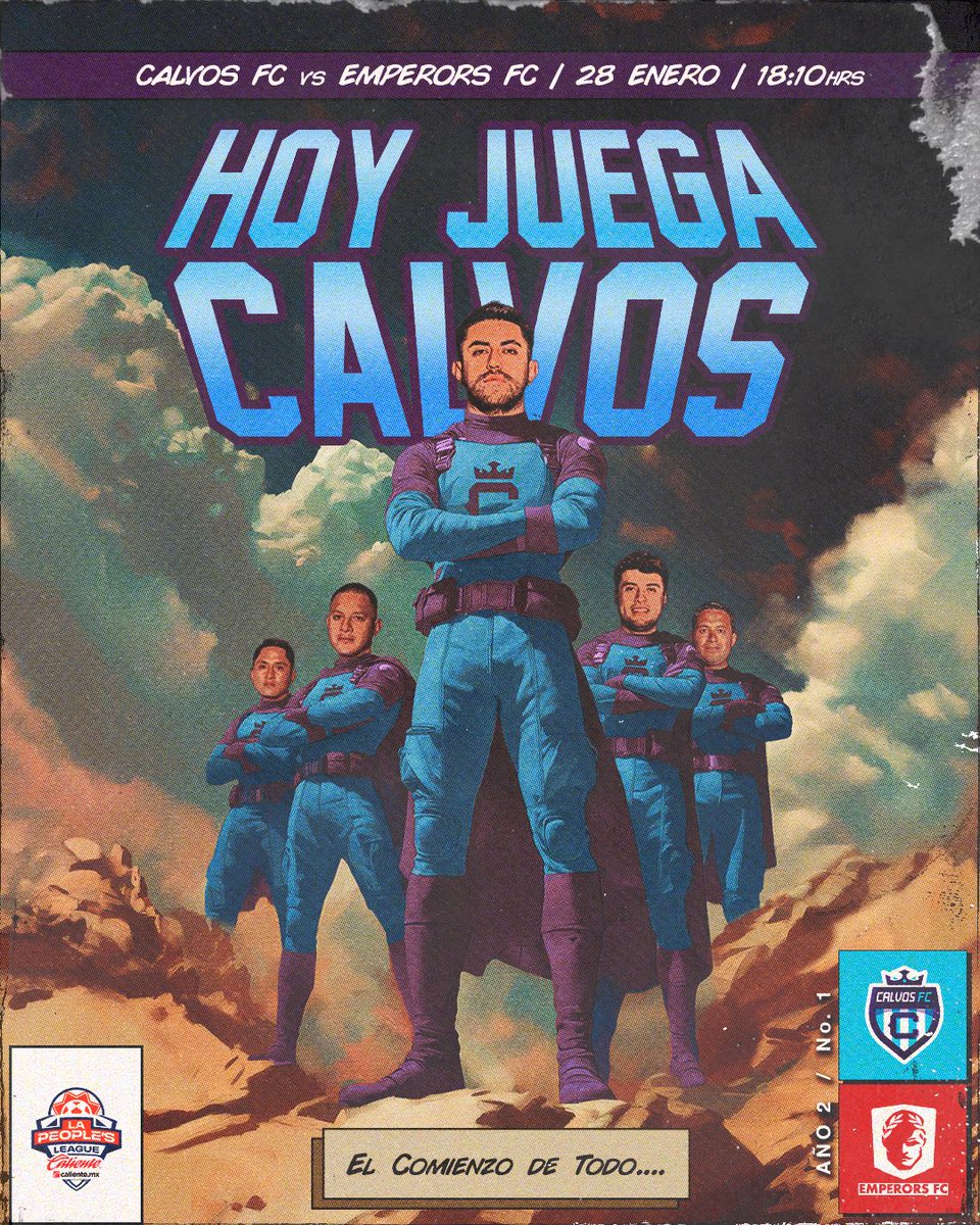 ¡ES HOY, ES HOY! 😃

Se sabe que el segundo split de <a href="/LaPeoplesLeague/">La People's League Caliente.mx</a> será nuestro, por lo que es importante iniciar con un triunfo 👊

No hagan planes para esta tarde que hoy debuta el próximo campeón de la Liga de todos 🤩