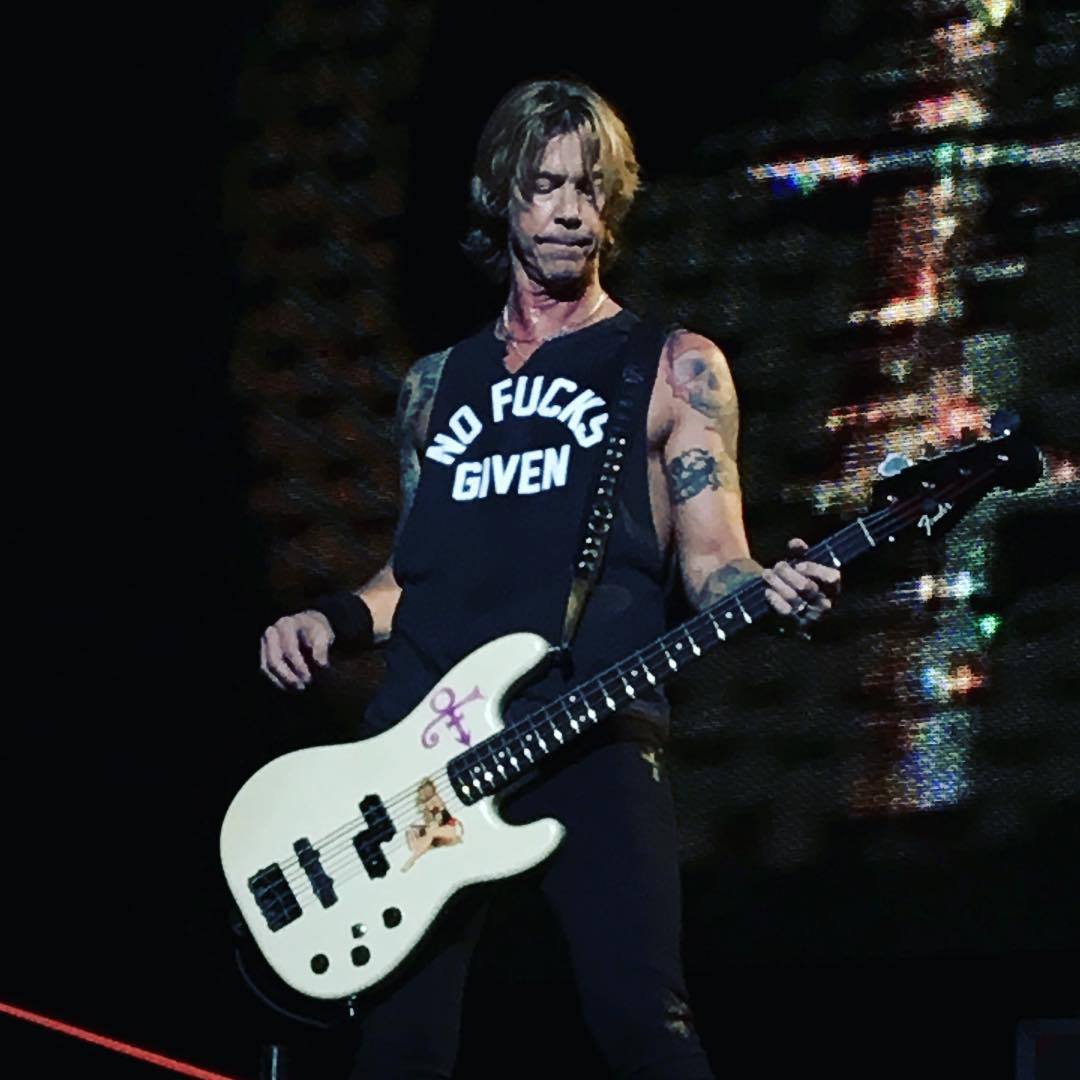 mckaganitalia's tweet photo. On this day 8 years ago #duffmckagan with @gunsnroses at the Saitama Super Arena in #Tokyo JP 1st show! Credits: Hiroshi Yass #gunsnroses #notinthislifetime https://t.co/t1Sb3jOacI