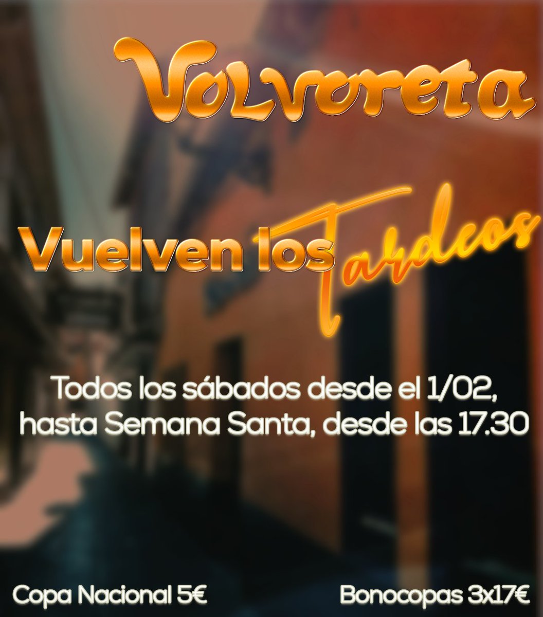 🌞🌝 Los días son más largos, las noches más cortas... habrá que salir antes 🍻

🔔 Tras un descansito en enero, VOLVEMOS con los #tardeos este mismo sábado desde las 17.30 💃🏻

#LosTardeosDeBardales #Volvoreta #Guadalajara