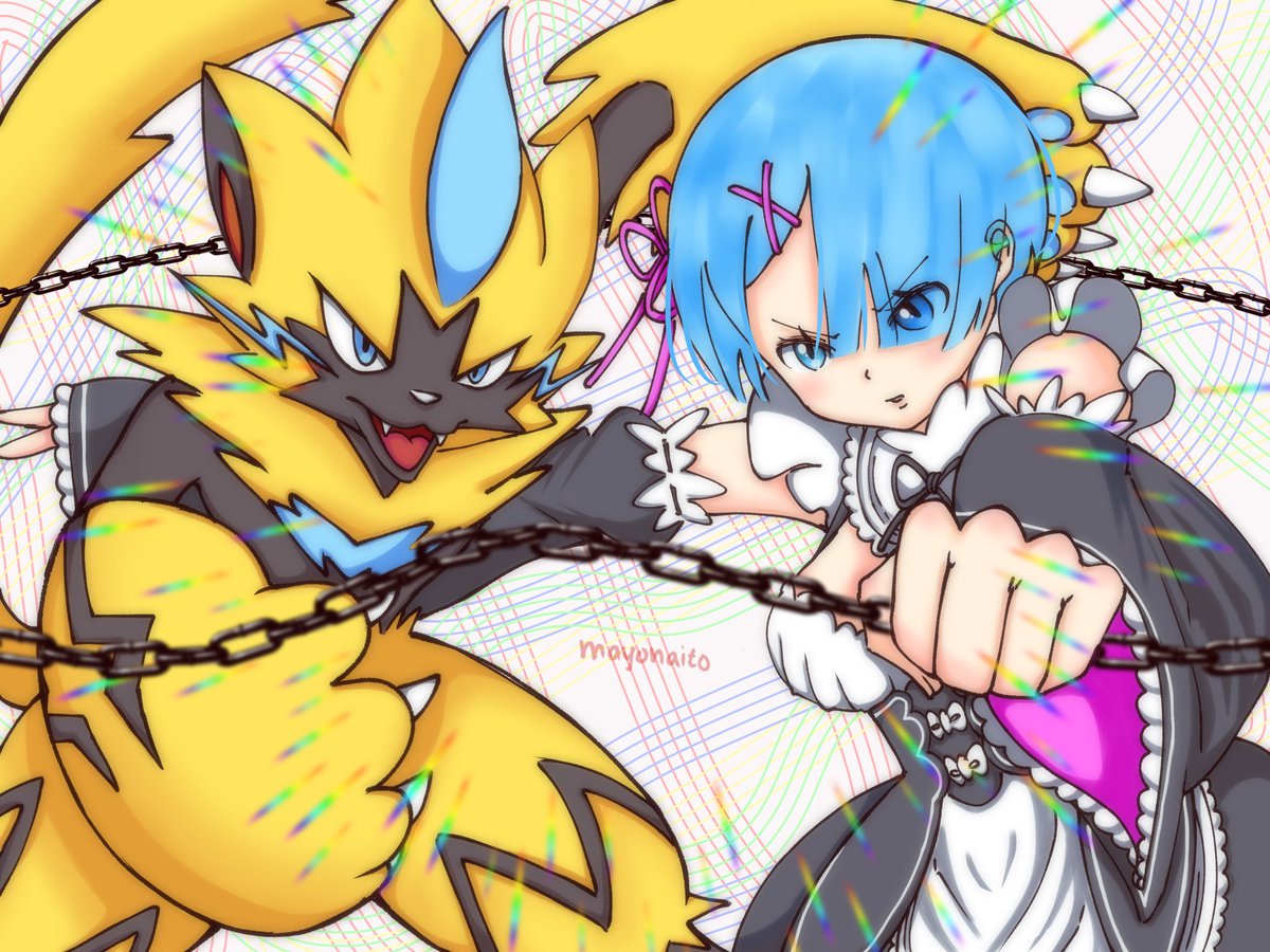 personally think both can be also a good partner too, *horn summon* 

#rem #レム
#zeraora #ゼラオラ
#pokemon #ポケモン
#rezero #リゼロ 𓈒