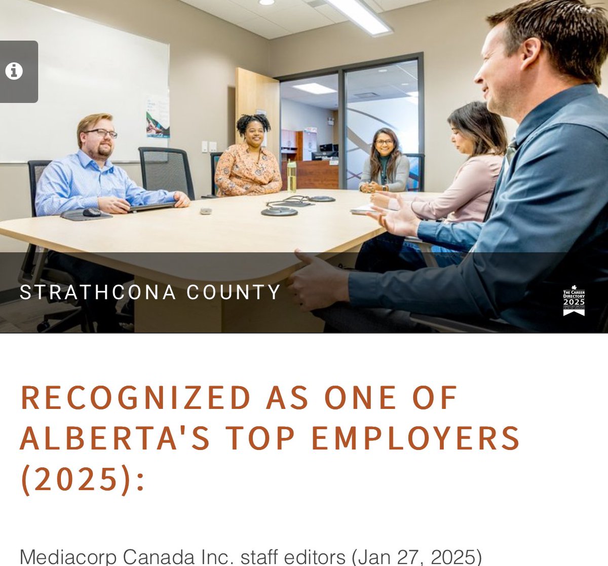 I’m excited to announce <a href="/StrathcoCounty/">Strathcona County</a> has received a prestigious award as 1 of Alberta’s top 85 employers.

I’m proud of our #strathco team for their achievements building our organization, including outstanding results in staff engagement!

Here’s why:
reviews.canadastop100.com/top-employer-s…