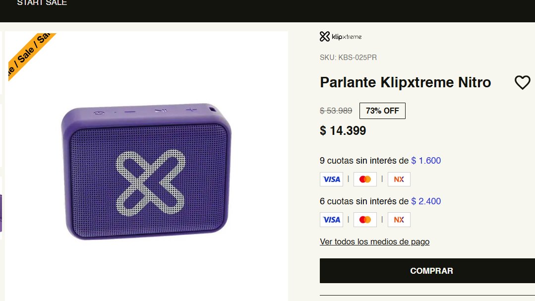 AhorrandoAndoAr's tweet photo. Parlantes Bluetooth en promo en #Start_

Parlante Verbatim Inalámbrico Mini a $6.299
https://t.co/sPCUKLMU0O

Parlante Klipxtreme Nitro a $14.399
https://t.co/wUt9s9Mbkt

Parlante Verbatim Inalambrico Cube a $17.099
https://t.co/ukPdkaZ5Dg https://t.co/y9JPAOAS4g