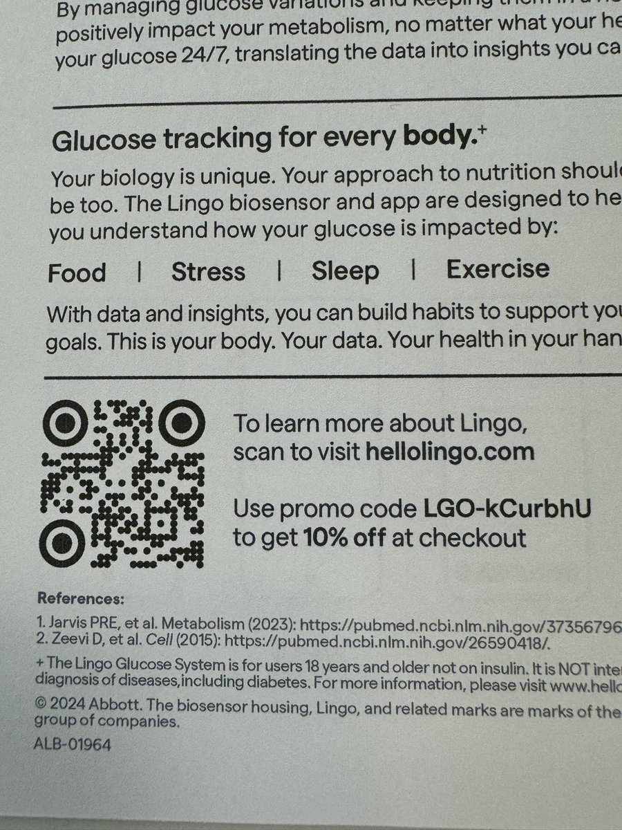 DirectMDAustin's tweet photo. I’m excited to use the new Lingo CGM and app from Abbott. https://t.co/VUgOpiiqI6