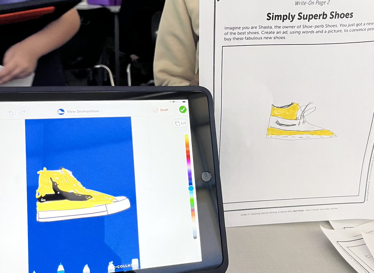 Shantel N. Patt (@growreadlearn) on Twitter photo My students are using <a href="/Seesaw/">Seesaw</a> to design & market their own fresh kicks! ๐๐ Watch out, world! #RISDBeTheOne #TotallyHPPM My students are using <a href="/Seesaw/">Seesaw</a> to design & market their own fresh kicks! ๐๐ Watch out, world! #RISDBeTheOne #TotallyHPPM
