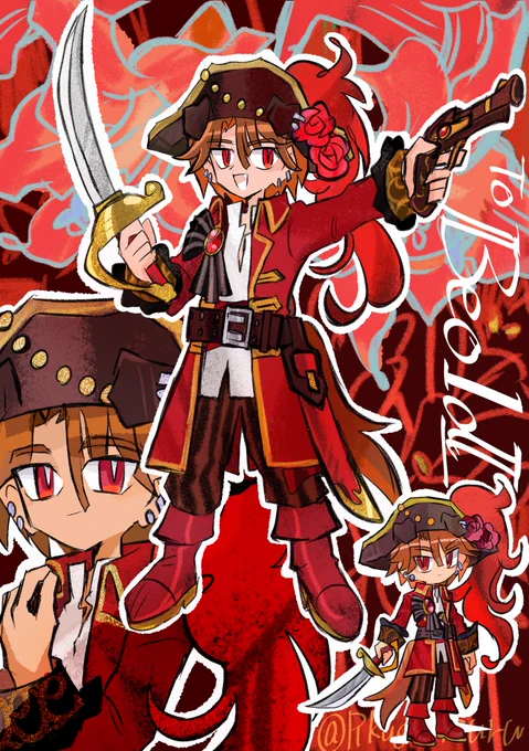 Pirate costume#べオルドのアルバム #skeb 