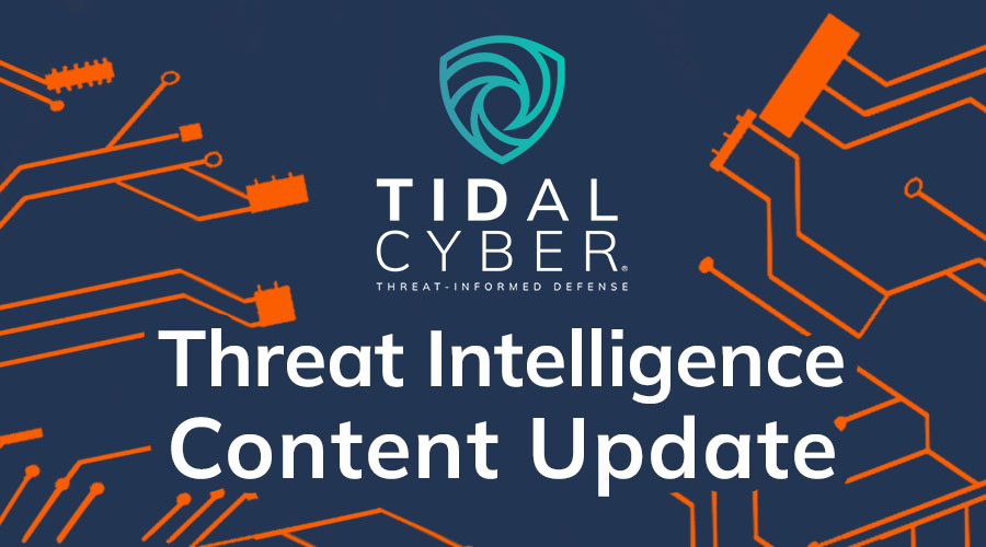 Tidal Cyber Threat Intel Content Updates:

A new campaign object has been added to cover CISA’s latest advisory on unspecified nation-state actors who “chained” together exploits of multiple zero-day vulnerabilities in cloud service appliances.

okt.to/1dYVLR