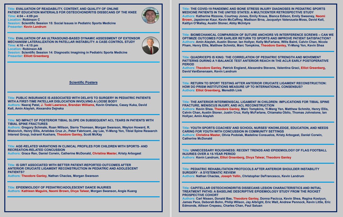 choporthoresrch's tweet photo. Attending @prism_society 2025 annual meeting? CHOP Ortho will be in full force with our novel podium presentations, scientific posters &amp; e-posters. Check out the photos below to get the full run down &amp; don't miss out! #orthotwitter #PRiSM2025 @CIRPatCHOP https://t.co/Q5yx16YUPr