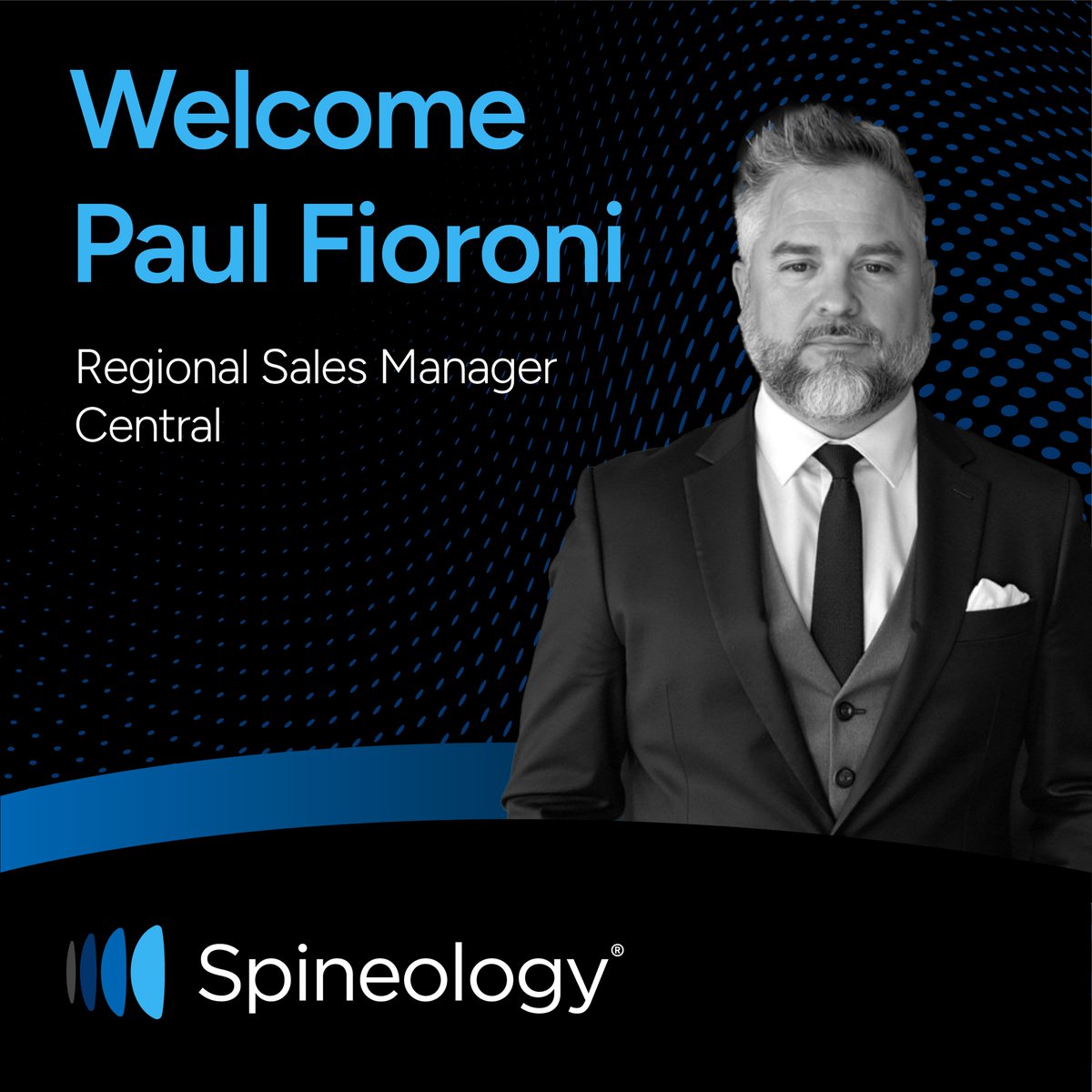 *New Hire Alert*

Our Sales team keeps growing! Spineology is excited to welcome Paul Fioroni. Regional Sales Manager Central, to the organization. 

Welcome Paul!