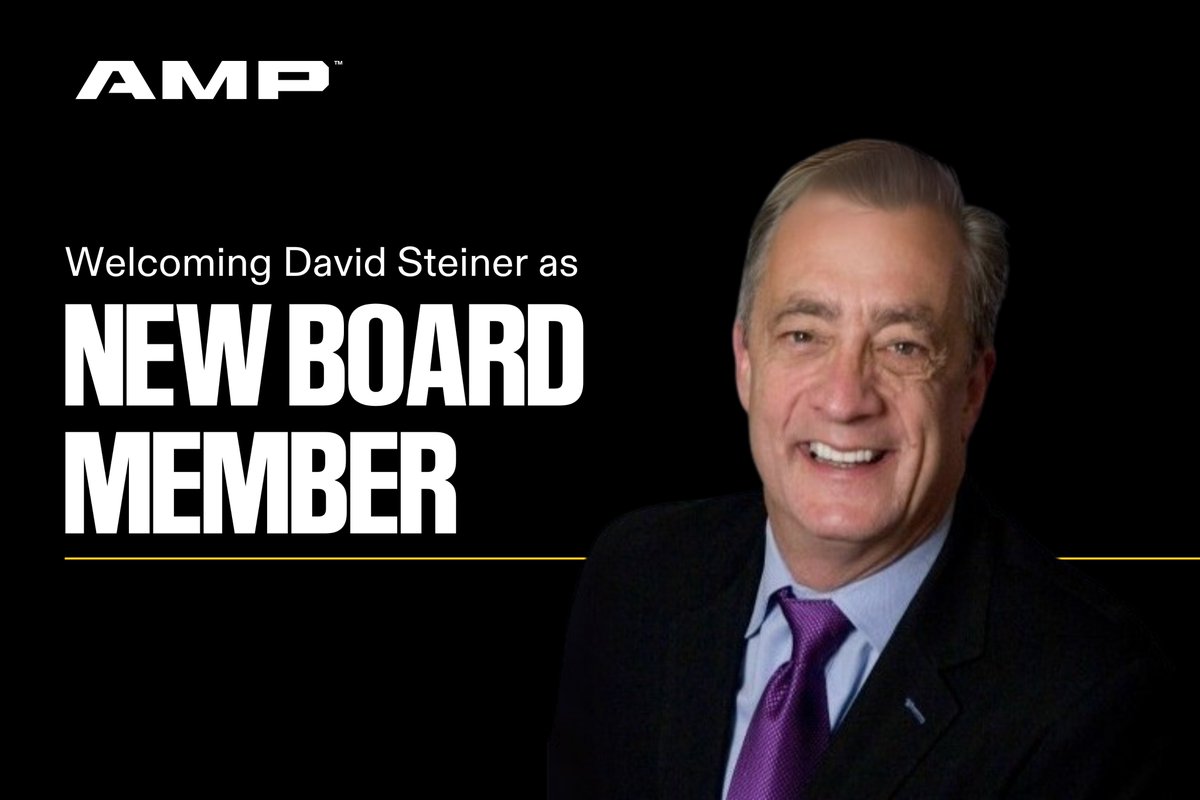 We're delighted to welcome David Steiner, former chief executive officer of <a href="/WasteManagement/">WM</a>, to our board of directors. 

Read more: ampsortation.com/articles/david…
