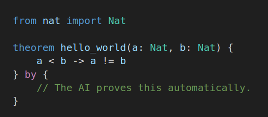 lacker's tweet image. I'm happy to announce the launch of Acorn, a new theorem prover that includes an integrated AI.
Theorem provers let you write mathematical proofs that are rigorously verified. But they are notoriously difficult to use. Acorn makes it easier, by using AI to fill in the details.