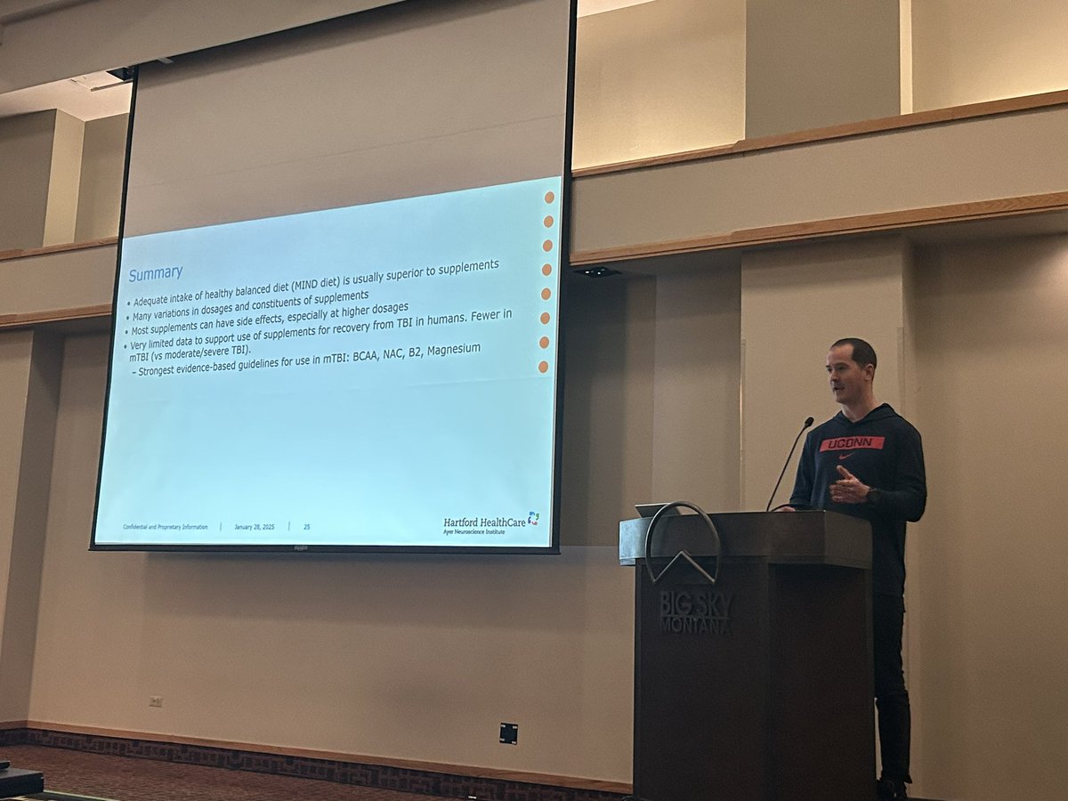 I’m a proud program director today at #BSSMC where our #sportsneurology fellow <a href="/alexbodroghy/">Robert A. Bodroghy, MD</a> spoke on nutrition and supplements with #concussion and #athletebrainhealth <a href="/HartfordHealthC/">Hartford HealthCare</a> <a href="/uconnhealth/">UConn Health</a>