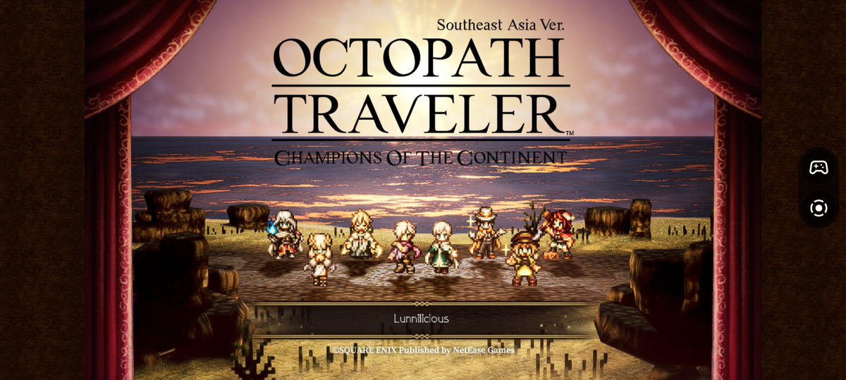 LunariaRhea's tweet image. I finally finished Octopath CotC 😭