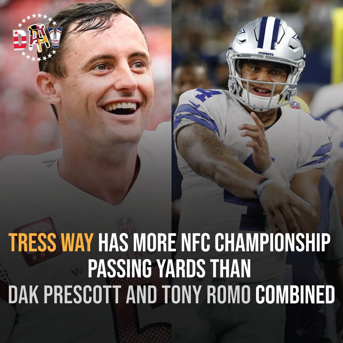 Does this mean our punter is a top 10 QB?