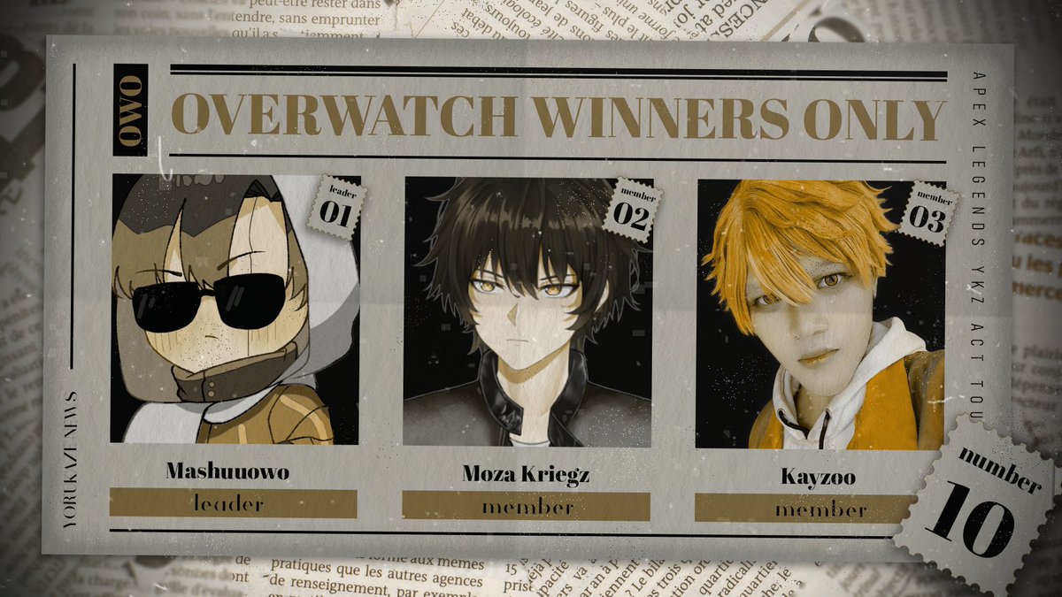 mouseCTRL (@mousectrl_aim) on Twitter photo Up next is an exclusive club, the OVERWATCH WINNERS ONLY!
Members:
Mashuuowo🗡️(<a href="/mashuuawo/">mashuuowo 🗡| #PizzacRUST</a>)
Moza Kriegz👑(<a href="/MozaKriegz/">Moza Kriegz</a>)
Kayzoo🥵(<a href="/KayZo0_/">Kay Zoo | #TPZRust</a>)
They've been turning the heat UP on the past couple of days in scrims. Will their form carry through to game day?
#YKZACTAPEXLEGENDS Up next is an exclusive club, the OVERWATCH WINNERS ONLY!
Members:
Mashuuowo🗡️(<a href="/mashuuawo/">mashuuowo 🗡| #PizzacRUST</a>)
Moza Kriegz👑(<a href="/MozaKriegz/">Moza Kriegz</a>)
Kayzoo🥵(<a href="/KayZo0_/">Kay Zoo | #TPZRust</a>)
They've been turning the heat UP on the past couple of days in scrims. Will their form carry through to game day?
#YKZACTAPEXLEGENDS
