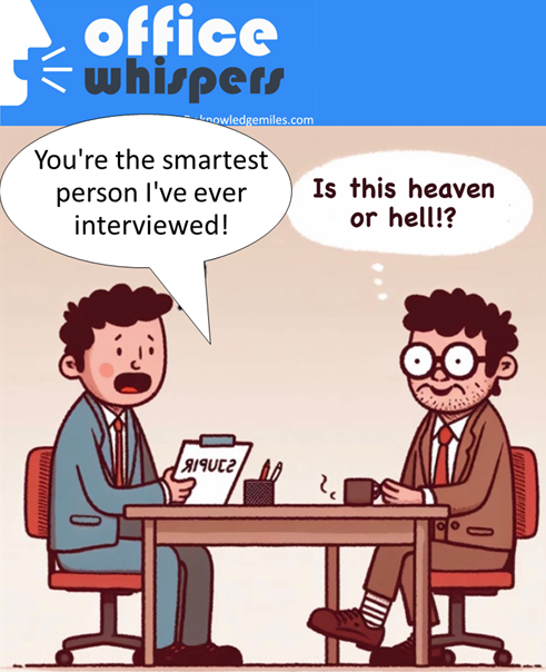 KarimManjra's tweet image. Job interview...

#OfficeWhispers #WorkplaceComics #WorkplaceHumor #Workplace #Comics #humor