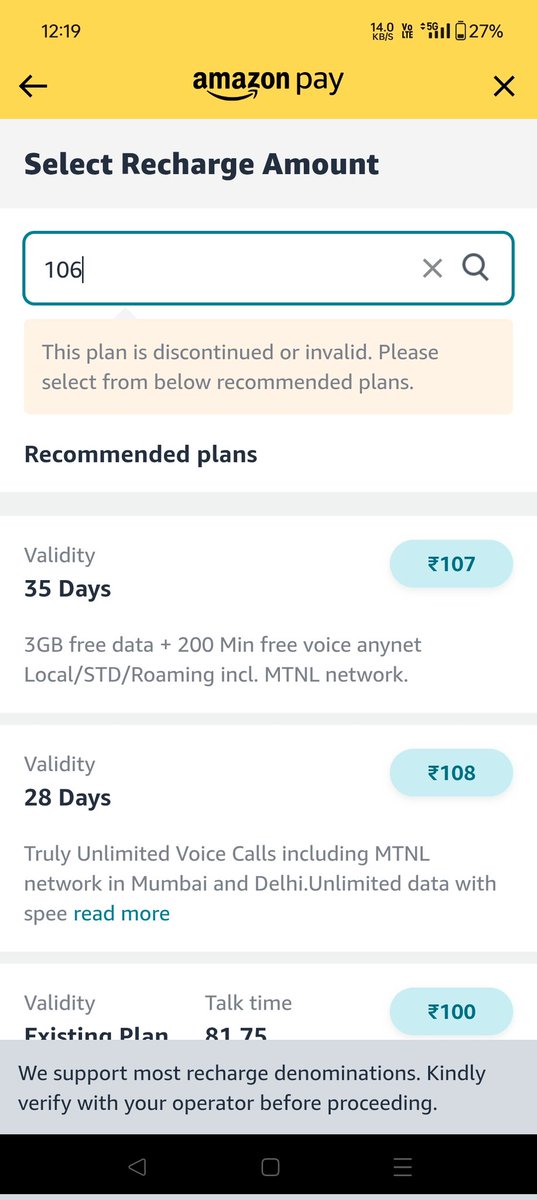 rupeshkumar1345's tweet photo. @NalinisKitchen Where is 106₹ plan https://t.co/wwu4tS999v