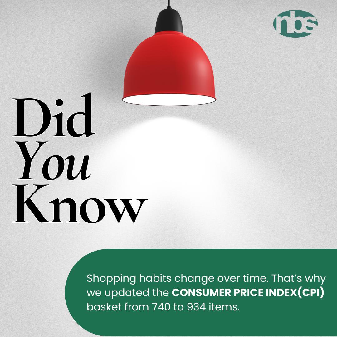 NBS_Nigeria's tweet photo. DID YOU KNOW?
Here are some key facts about the CPI rebasing you should know!
Learn how this process updates Nigeria's inflation measurements to reflect current realities.
#CPI #Inflation #Statistics #Data #CPIRebasing #Nigeria #Economy https://t.co/RARh9Vpazr