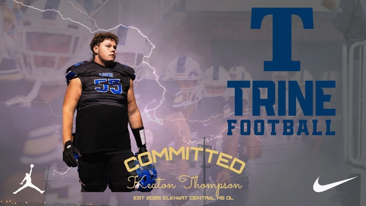 After deep thought and consideration I’m very proud and very blessed to announce that I will be continuing my academic and athletic career <a href="/TrineThunderFB/">Trine Thunder FB</a> !! Thank you to my family and <a href="/CoachAbbs/">Troy Abbs</a> for this opportunity! GO THUNDER⚡️