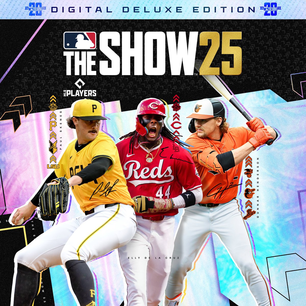 🛑 MLB THE SHOW 25 GIVEAWAY 🛑

I'm giving away 5 digital deluxe version of MLB The Show 25.

Next month I'll be giving away 5 PS5s / Xbox Series X.

To enter the giveaway:

- Make sure you're following me &amp; you retweet this tweet ✅

- Tag 2 friends in the comments ✅