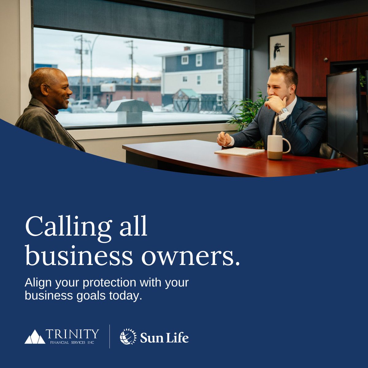 Business owners! Save up to 25% with Sun Life's conversion offer. Lock in better rates, get longer coverage, and align your protection with your business goals. Offer ends March 31. Certain terms and may conditions apply. Contact us for more information > advisor.sunlife.ca/mdntrinityfina…