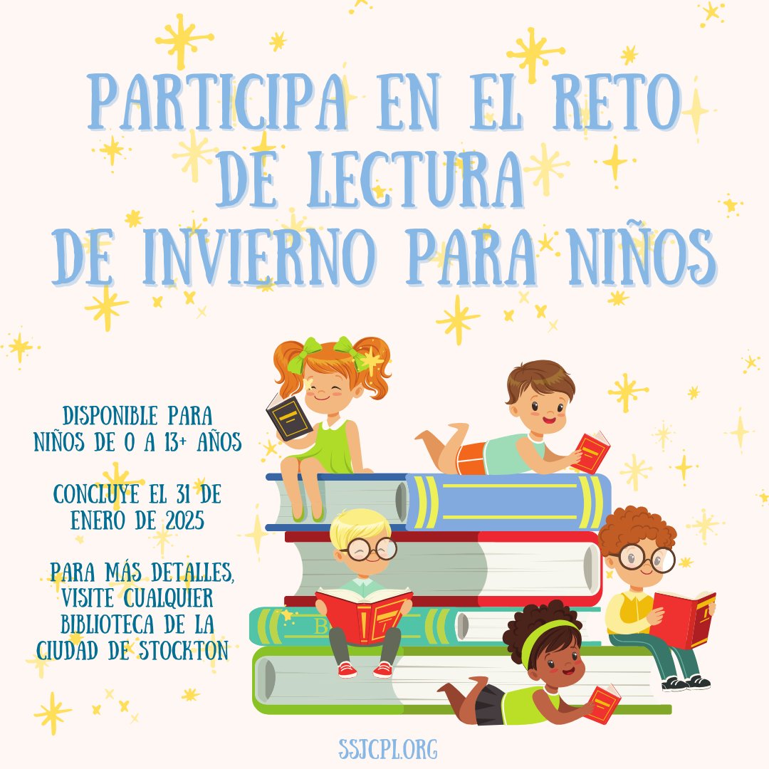 📚 Join the Winter Reading Challenge! Dec 1, 2024–Jan 31, 2025: Kids read books to win prizes. Submit logs in-person or online. Learn more: ssjcpl.org/programs/winRe…