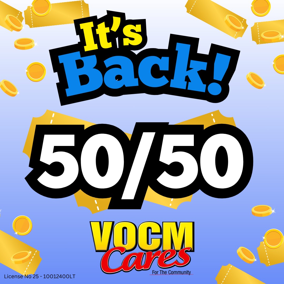 Our next 50/50 is officially started!  Get yours early....who knows, it might be lucky!  Last season, the winner took home over $72,000!  This time it could be you!  rafflebox.ca/raffle/vocmcar…
#newfoundlandlabrador #givetoyourcommunity #vocm #vocmcares #rafflebox