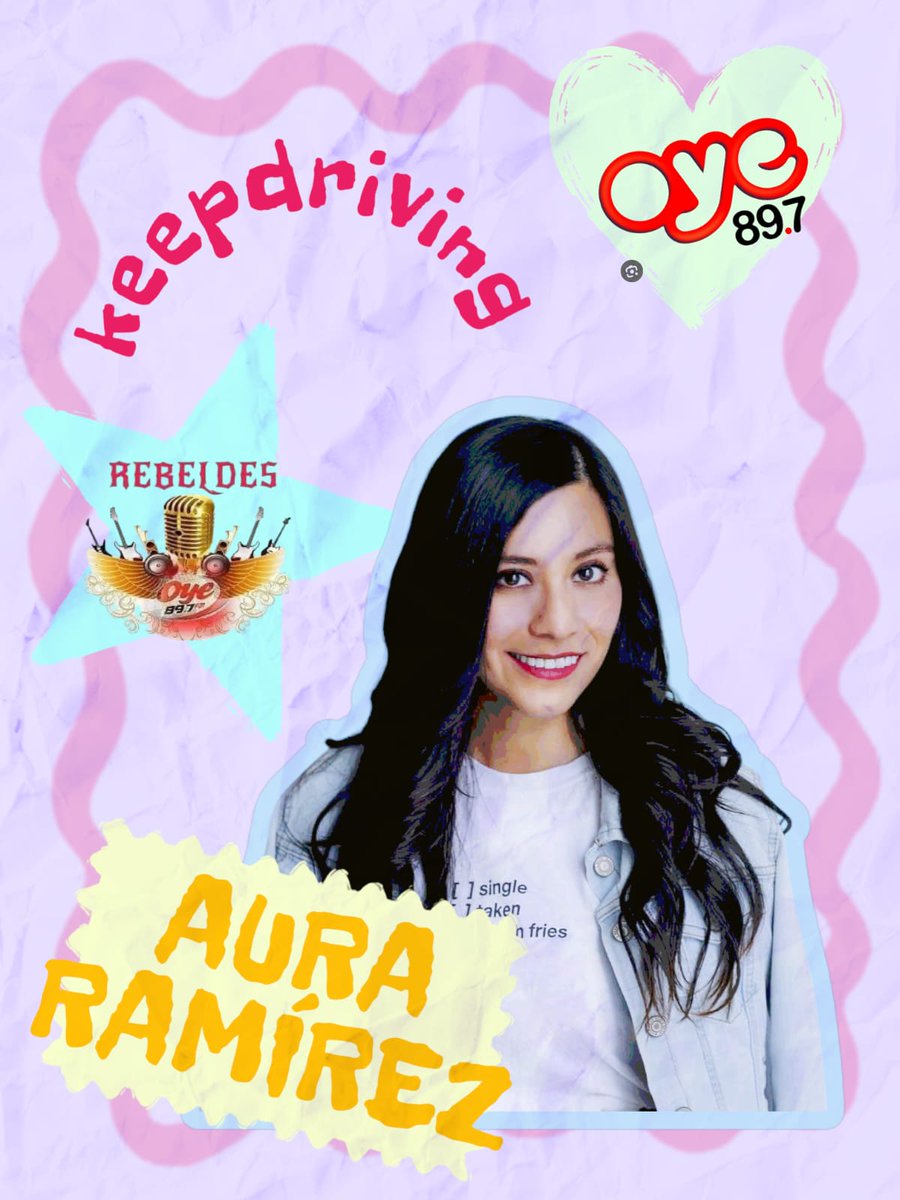 Patito3752's tweet image. Ya escuchando a @_auramirez la mejor voz de @Oye897 en #KeepDriving
@rebeldesCLUB897 #OyeSeOye