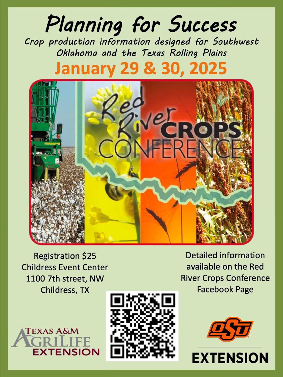 The Red River Crop Conference kicks off TOMORROW, and you won't want to miss it! 

If you're in the agriculture industry, this is the place to be for the latest crop trends, expert insights, and networking opportunities that could take your farm or business to the next level.