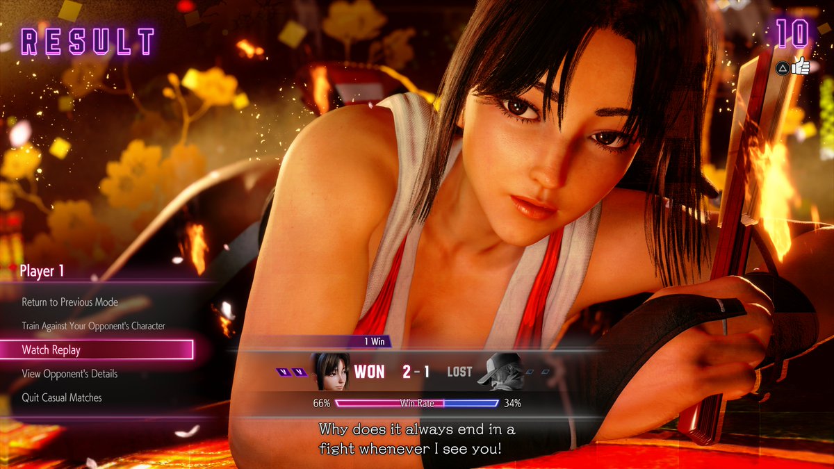 StreetFighter's tweet photo. ⬛ Replay feature Improvements with the Mai Update

- You'll be able to watch the replays from the most recent Match Result screen of a Ranked or Casual match.

- While playing a Replay, you'll be able to pause and use the menu even during round calls or after a KO.

- The pause menu has also been reorganized to make it easier to access frequently used items such as Change Playback Round.