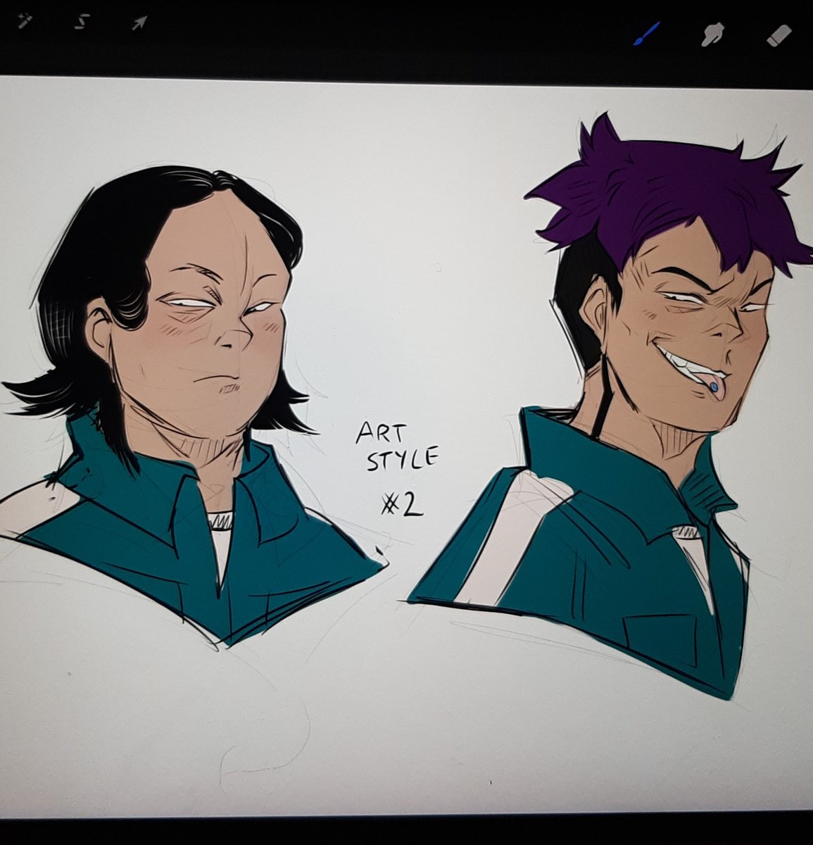 Some Fanart Wips and Sketches.
Practice with Humans and how i wanna draw them. Can't decide between my Art style or more cartoon. I draw my fav Characters from Squid Game 2.
.
#SquidGame2 #thagyu #player124 #Player230 #thanos #namgyu #THANGYU