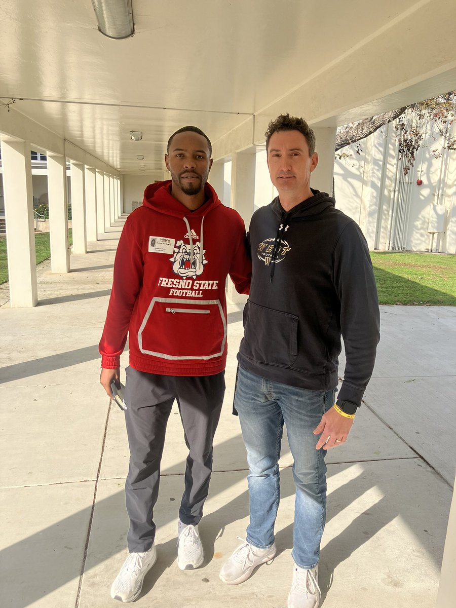 West Torrance High School Football (@wtwarriorfb) on Twitter photo Thank you to Coach <a href="/FBCoachHardaway/">DelVon Hardaway</a> of <a href="/FresnoStateFB/">Fresno State Football</a> for stopping by West to recruit our student-athletes today! Thank you to Coach <a href="/FBCoachHardaway/">DelVon Hardaway</a> of <a href="/FresnoStateFB/">Fresno State Football</a> for stopping by West to recruit our student-athletes today!