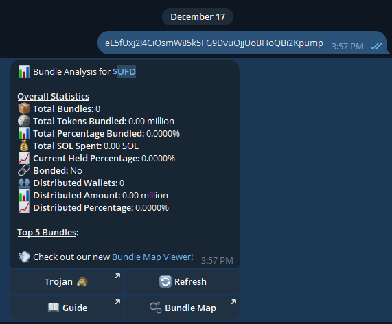 <a href="/0x5OLBOY/">solboy</a> <a href="/dogwiftools/">DogWifTools</a> I got into $UFD when it was in pump fun....this was my scan for bundles when I got in....