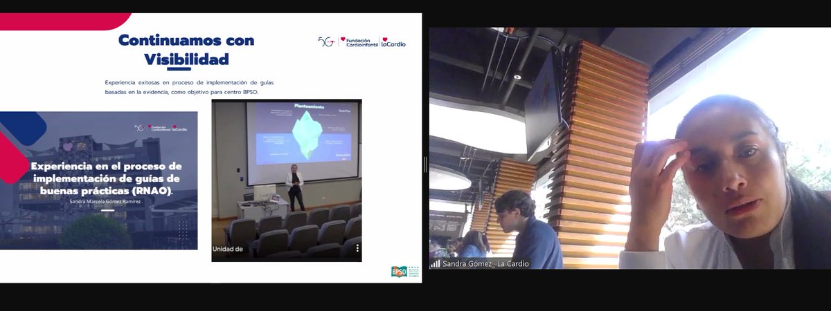 <a href="/Chio_Maga/">Rocío Magaña</a> <a href="/BPSOUCCHRISTUS/">BPSO UC CHRISTUS</a> <a href="/RNAO/">RNAO</a> <a href="/DorisGrinspun/">Dr. Doris Grinspun 🇨🇦 RN, PhD, FAAN, O.ONT</a> <a href="/bpsochristusmx/">BPSO CHRISTUS MUGUERZA</a> <a href="/BPSOHostUNAB/">ogomez</a> <a href="/ogomez0423/">BPSOUNAB BUCARAMANGA</a> <a href="/ESSATLA_EBPSO/">ESSATLA_BPSO</a> @bpsobalears <a href="/BPSOUBU/">BPSO-UBU</a> Sandra Gómez, #BPSO coordinator at <a href="/FCIinfosalud/">Cardio Infantil</a>, enthusiastically showcases the ongoing growth and dedication of this key institution in Bogotá, Colombia, in implementing the #BPSO program and Best Practice Guidelines.